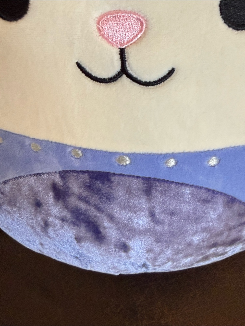 Squishmallows Purple and Cream Cat Plush Pillow - Picture 4 of 8